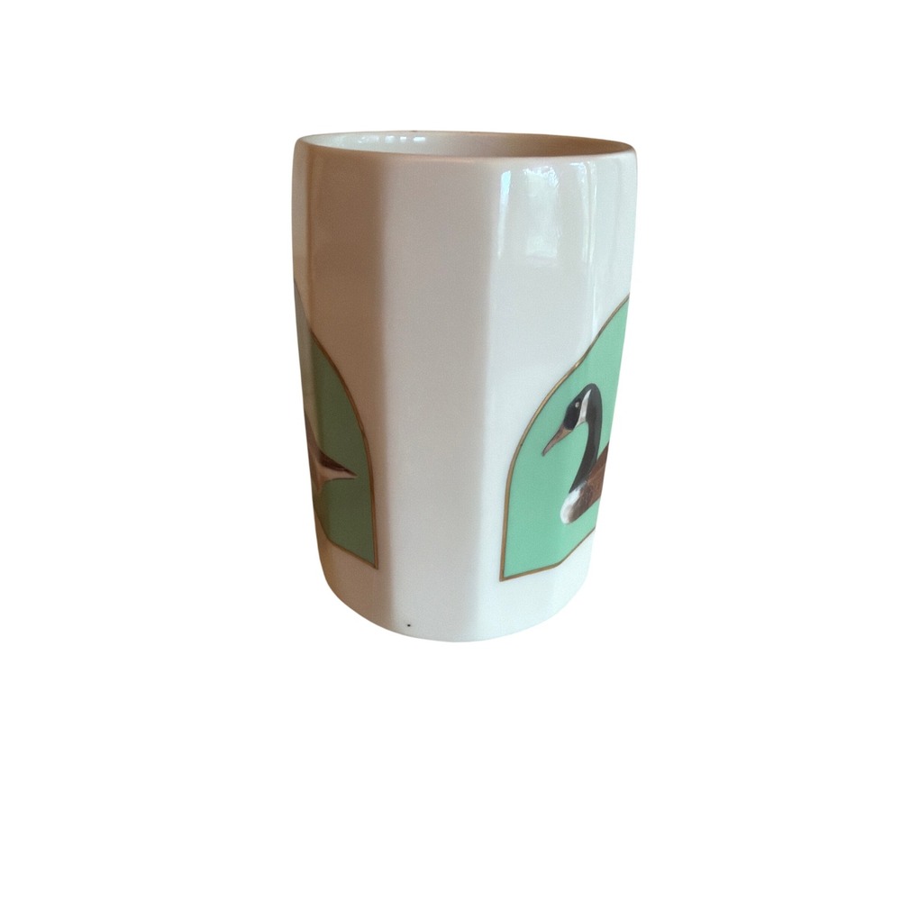 Otagiri Mug White Canada Goose Gibson Greeting Cards Octagonal Japan Ceramic - Picture 5 of 5